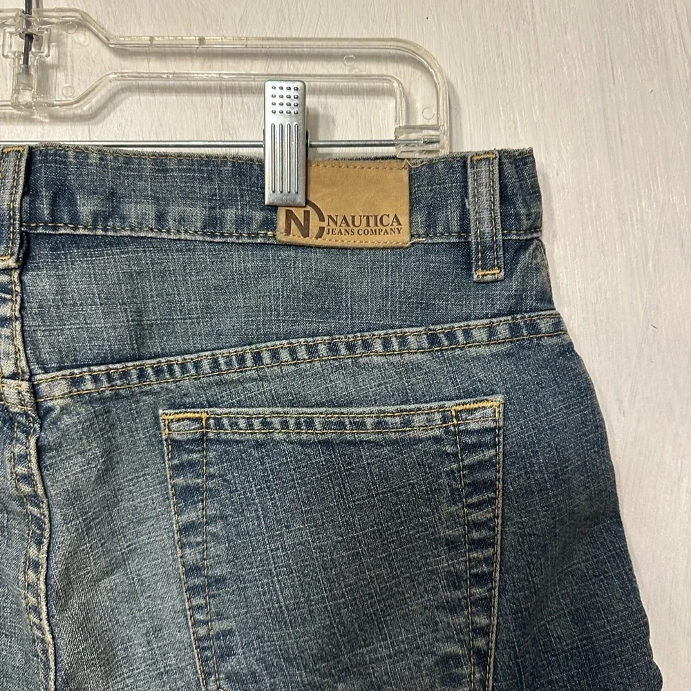 Nautica Jeans Co Women’s Size 10 Bootcut Stretch Denim Jeans 33” Inseam Y2K - Picture 6 of 9